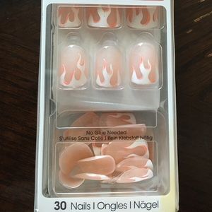 ImPress limited edition Halloween 2021 Press-on Nails with Flames 🔥